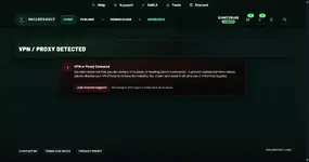 VPN/PROXY DETECTED NOTIFICATION