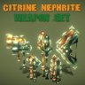 Citrine & Nephrite Weapon Set