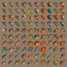 120 Pixel Art Trinket Icons
