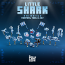Little Shark Animated Weapons, Tools & Cosmetics Set