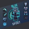 Blue spirit armor set