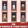 3D Framed Portrait [Animated]