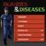 Injuries And Diseases (fixed by me)