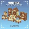 Vintage Furniture Set (ItemsAdder)