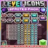 Level Icons (1-500)