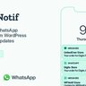 WPNotif: WordPress SMS & WhatsApp Message Notifications