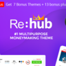 REHub - Price Comparison, Multi Vendor Marketplace, Affiliate Marketing, Community Theme