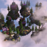 Mystic Forest Skyblock Spawn // TREES // MAGICAL // DARKNESS // SKYWARS // HUB // MAP // CUSTOM, HQ!