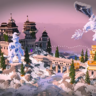 Ice Castle Hub // DRAGON // MEDIEVAL // SPAWN // HQ AND CUSTOM // WORTH $15 // SNOW // WINTER N/A