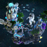 SPACE PORT SKYBLOCK SPAWN - HUGE! - PVP/ ASTRONAUT / GALAXY / EXPLORE / NASA / ROCKET / HQ