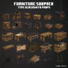 Medieval Furnitures Subpack – Blacksmith [ 23$ ]