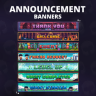 Announcement Banners [ 7$ ]