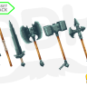 [ABK] Fantasy Medieval Weapon Pack vol.1 [ 53$ ]