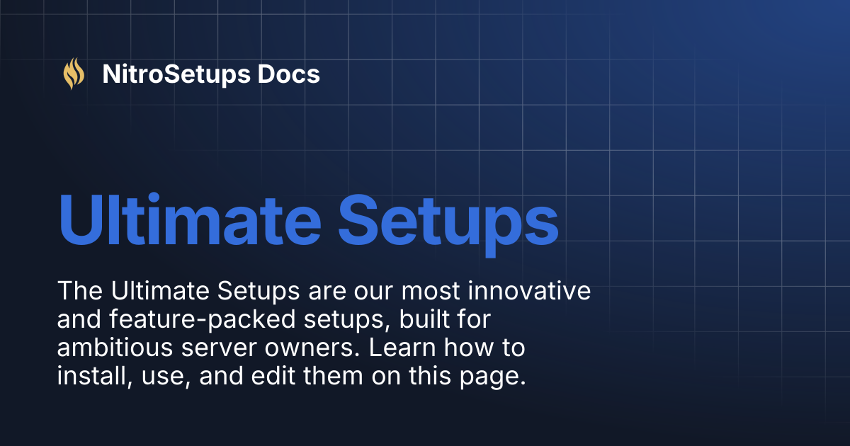 docs.nitrosetups.com